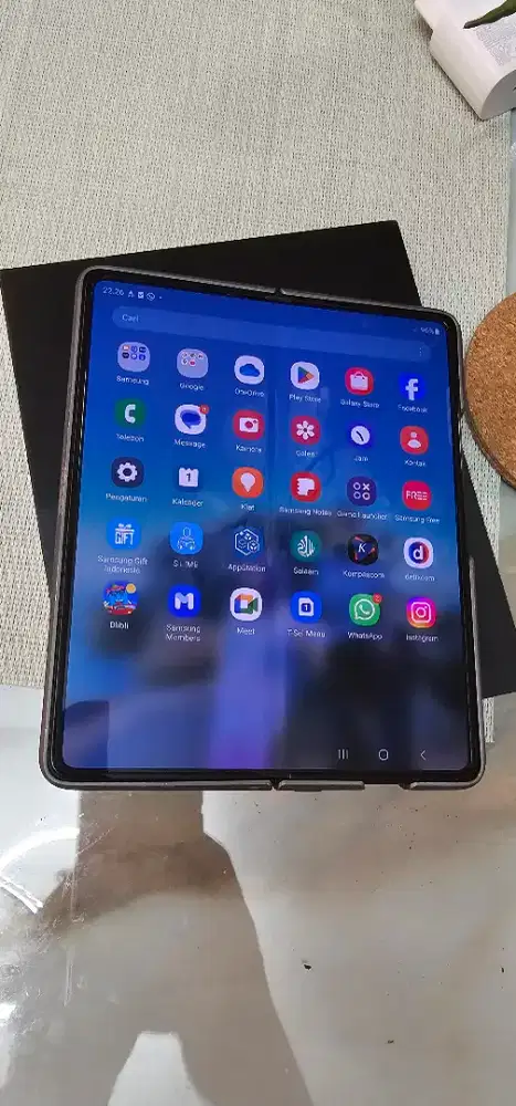 Samsung Z FOLD 3 RAM 12/256 GB Ori SEIN  Fullset 6.3 jt NEGO TIPIS