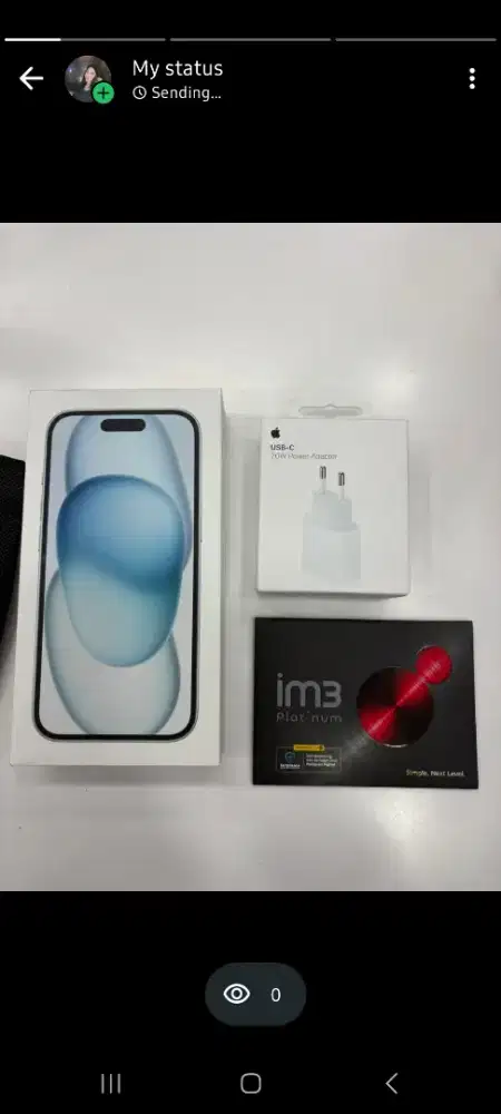 KREDIT IPHONE 15 128GB BUNGA 0%