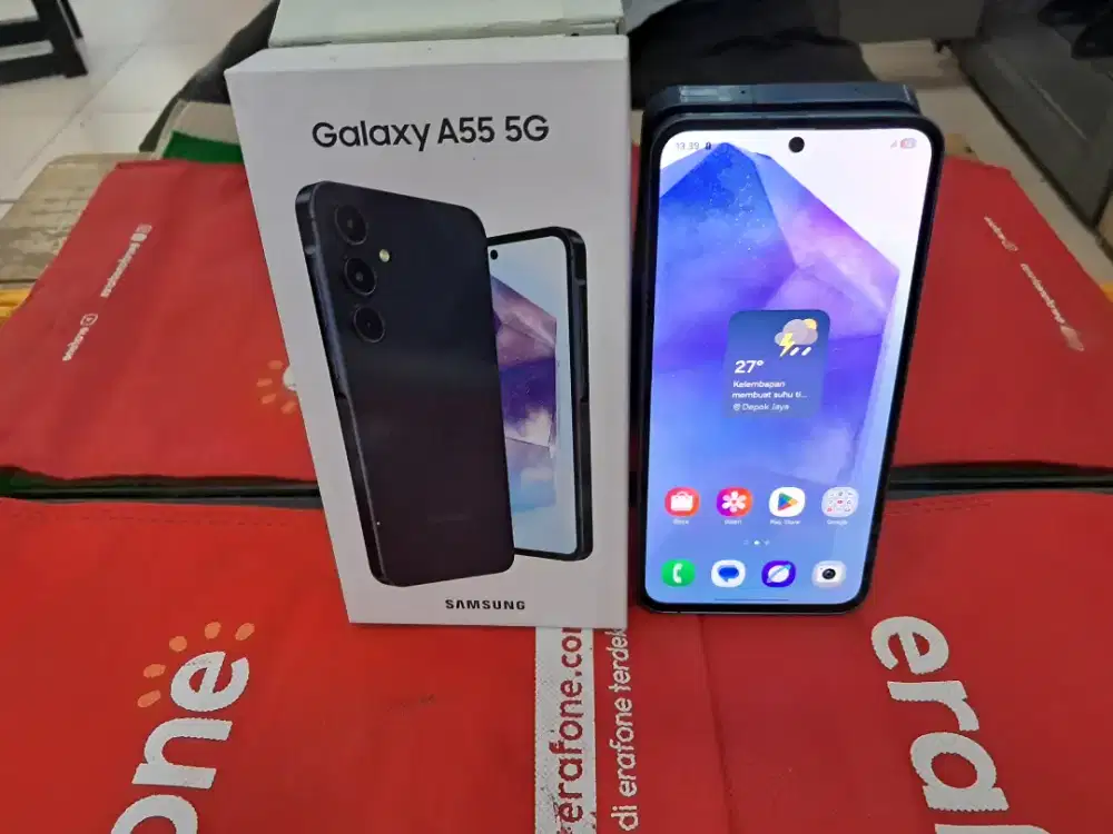 Samsung A55 5G 8/256 gb lengkap normal