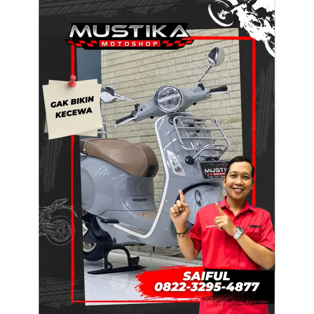 Perfect Condition!!Vespa Primavera Picnic 2021 Limited Edition-Mustika