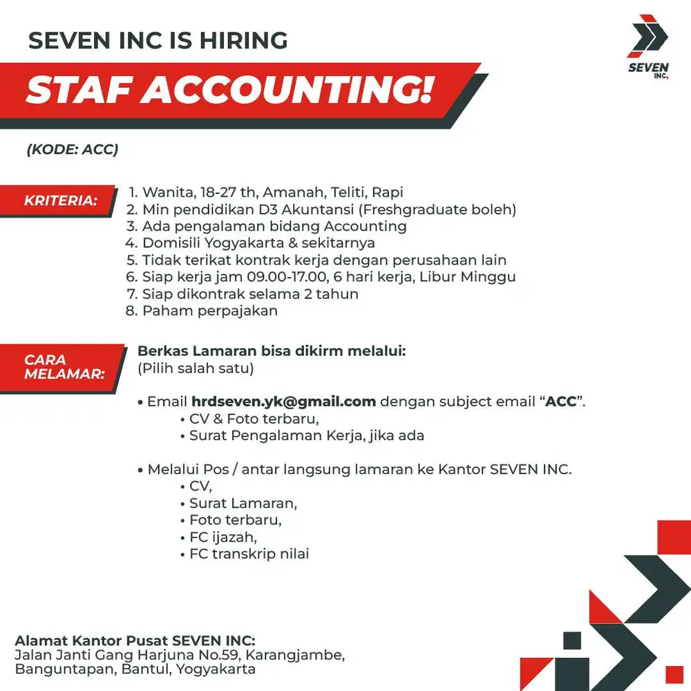 Staff Accounting