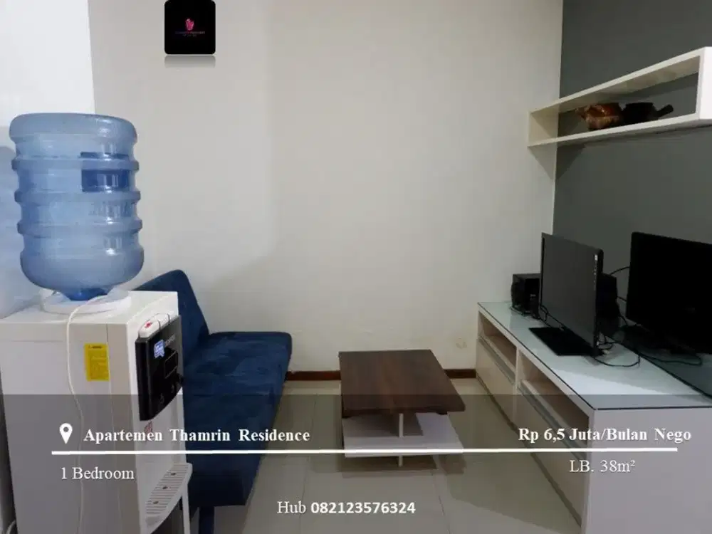 Disewakan Apartement Thamrin Residence 1BR Low Floor Furnished