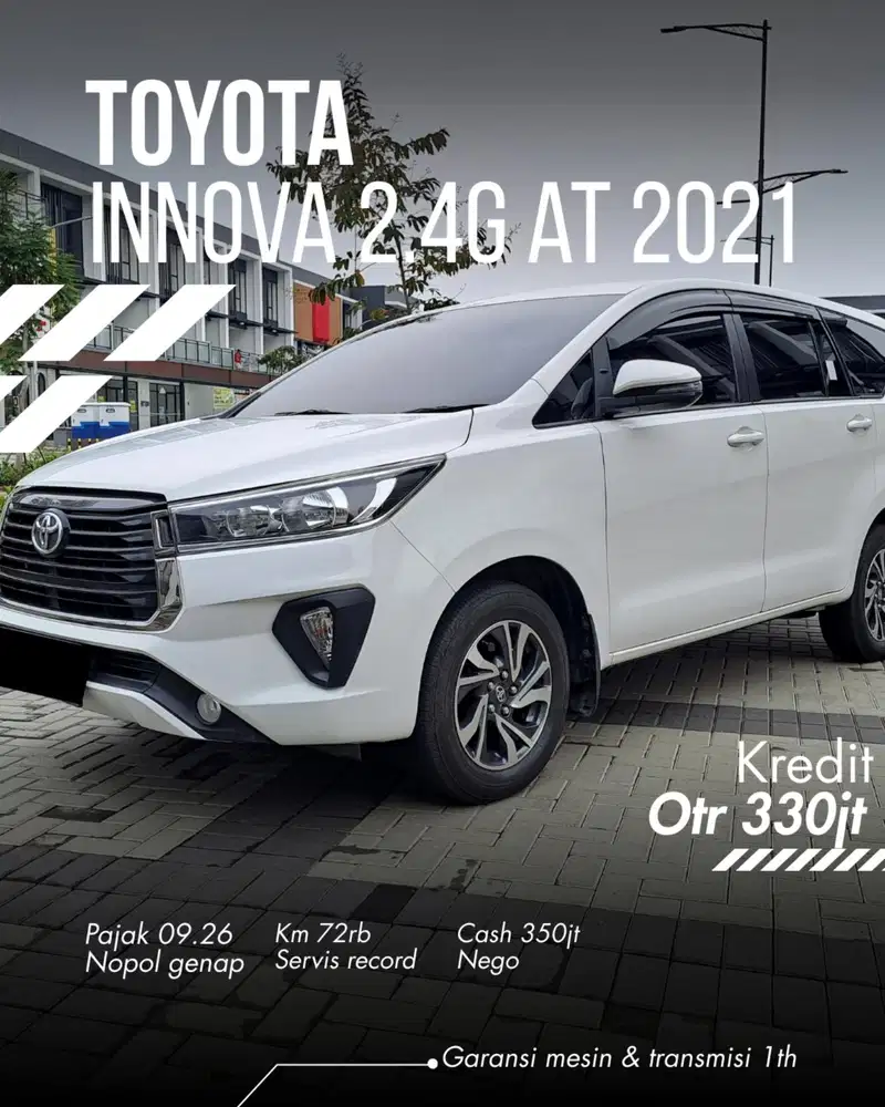 Toyota Innova 2.4 G at 2021 facelift Diesel matic