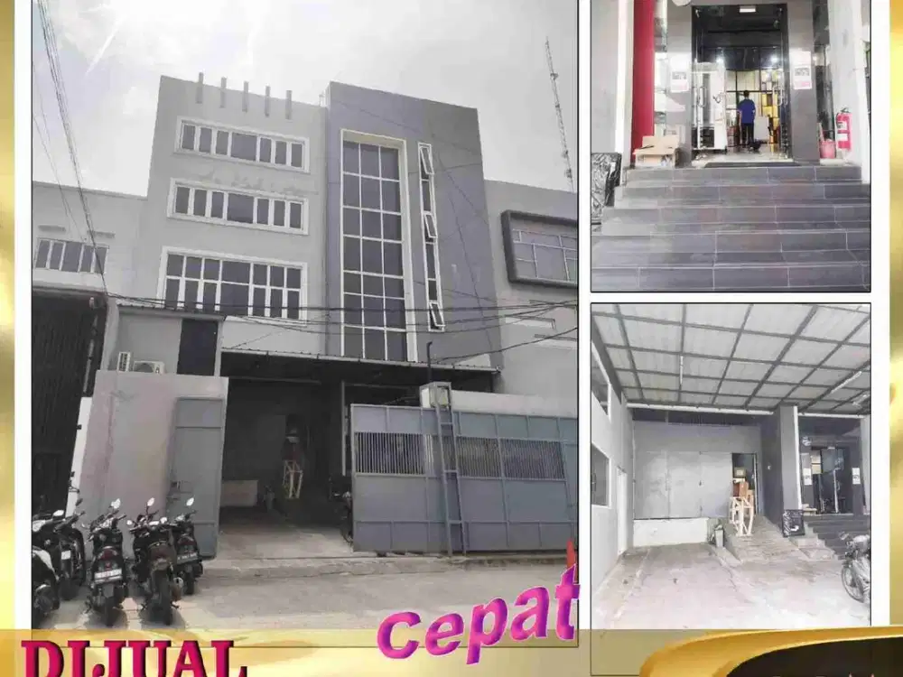 DIJUAL GUDANG & KANTOR 4 Lantai di Elang Laut
Kamal Muara PIK - Jakarta Utara