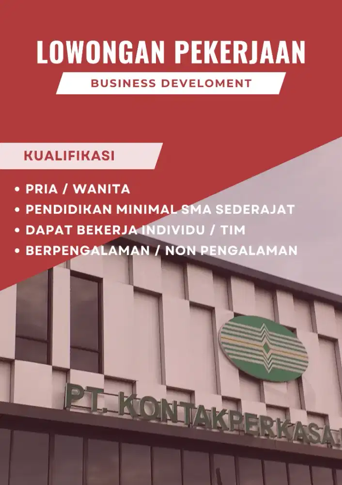 Dibutuhakan Staff Kantor