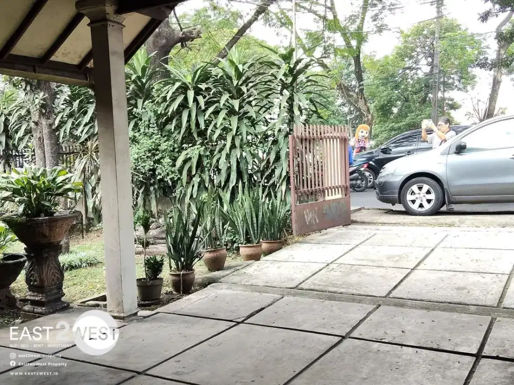 Jual Rumah + Kavling Pinggir Jalan Raya Besar Cempaka Putih Ciputat Timur Tangerang Selatan Lokasi Ramai Super Strategis Hadap Jalan Raya Besar