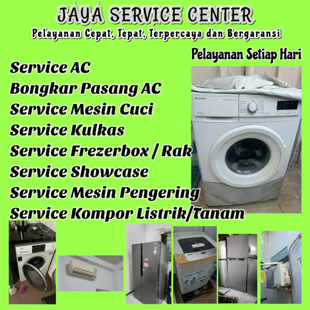Service AC Kulkas Freserbox Bongkar Pasang AC Servis Mesin Cuci Candi