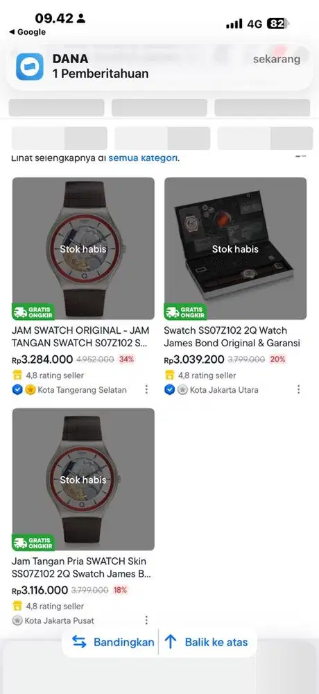 Jam Tangan Swatch x 007