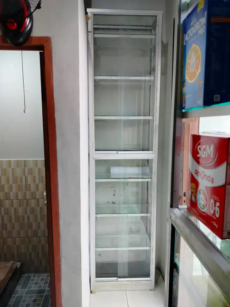 Jual etalase baru bikin, edisi salah bikin ukuran