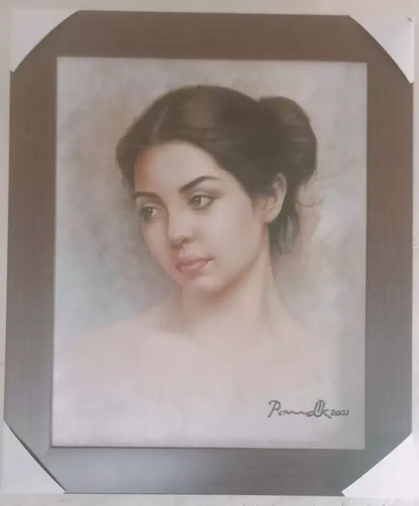 Tatapan senduh gadis desa