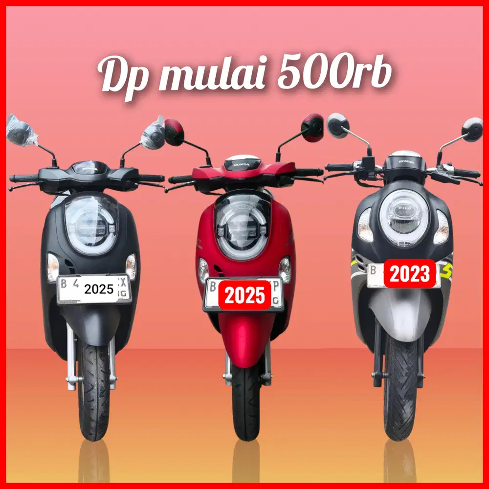 Dp 500ak Honda Scoopy (Bi jelek KTP luar bs kredit scopy scopi stylish