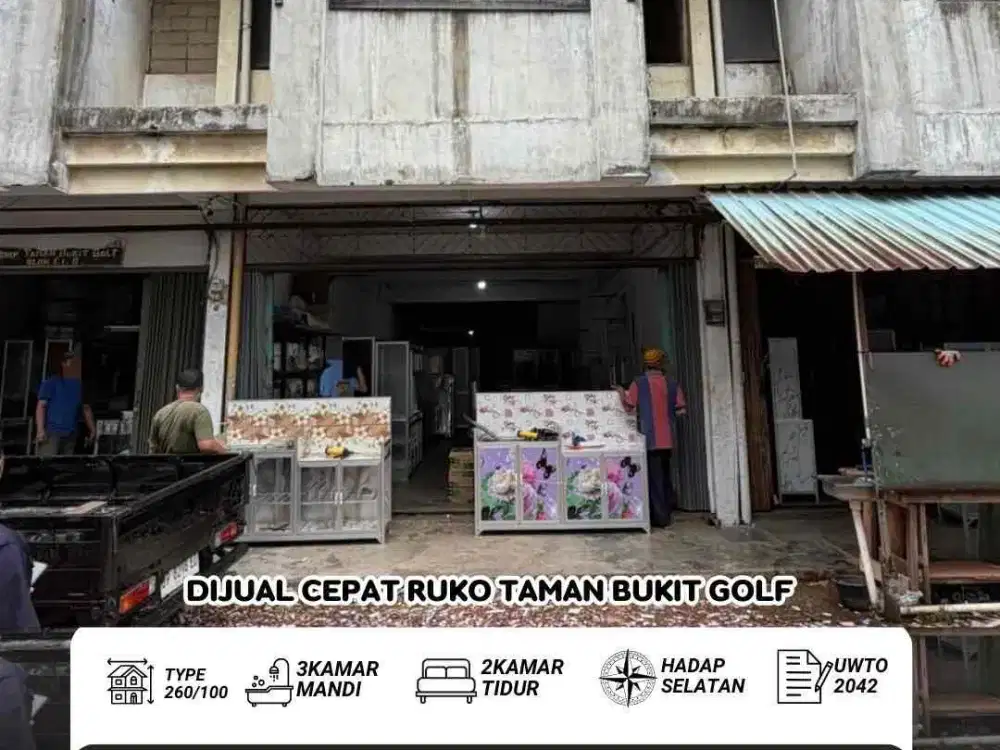 dijual ruko sei panas