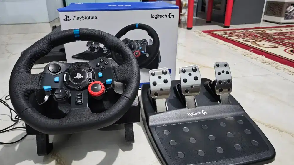 FULLSET LogitechG29 SteeringWheel&Thrustmaster Hotas 4 - Like New