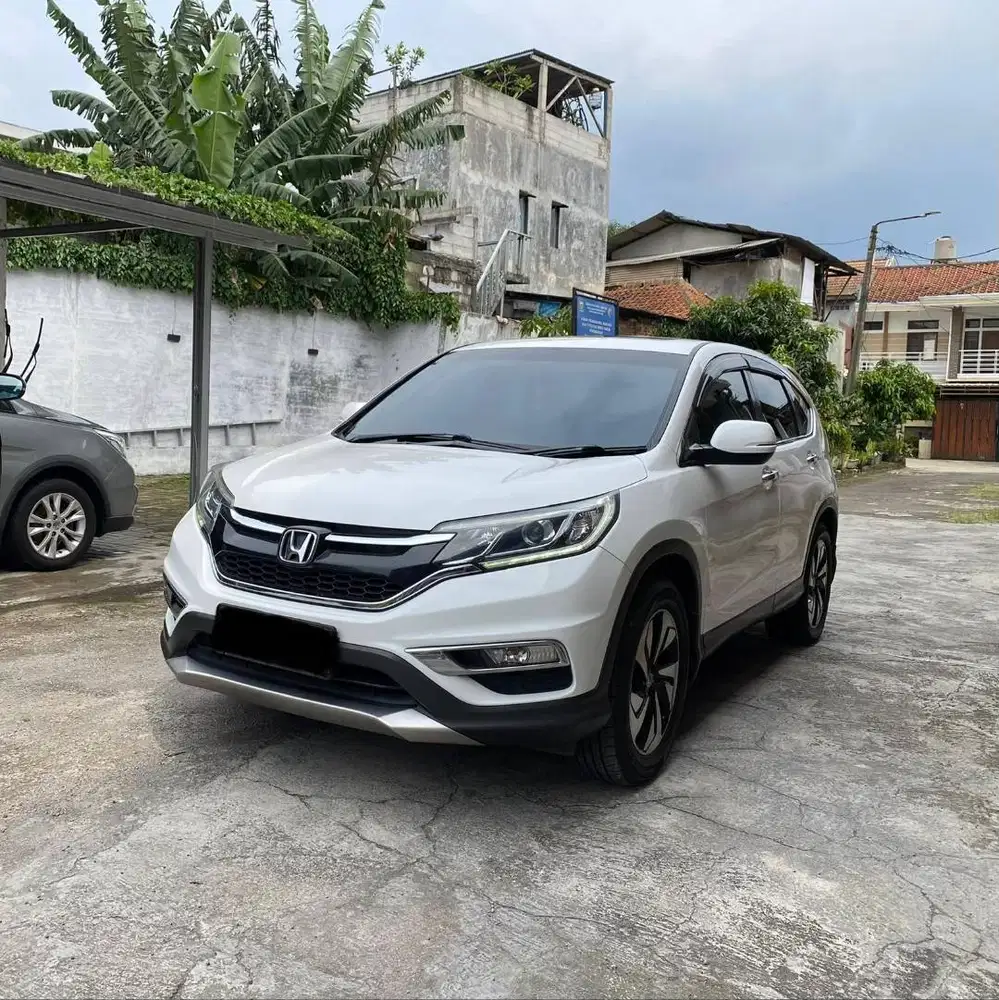 Km73rb - CRV 2.4 Prestige Sunroof Audio Fender matic 2016 Putih
