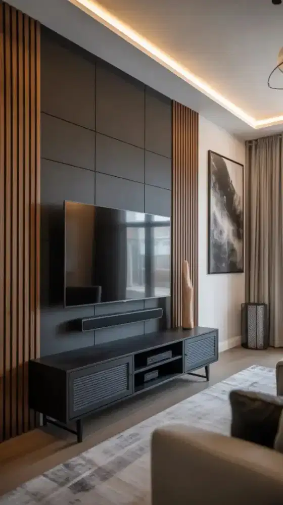 BACKDROP TV MINIMALIS