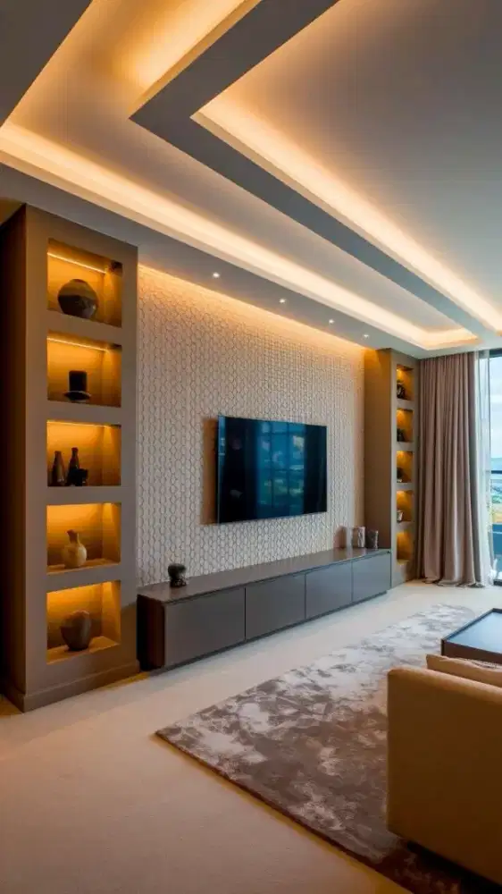 BACKDROP TV MINIMALIS BANDUNG