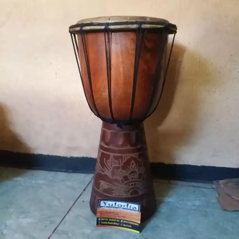 YULODIA BEKASI-Jimbe kulit asli diameter 20cm.