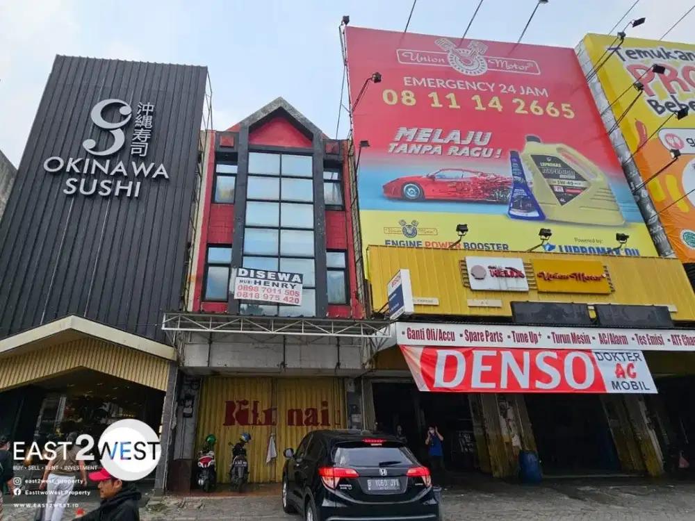 Dijual/Disewakan Ruko Gandeng 2 Jalan Boulevard Raya Gading Serpong Tangerang Sudah Dijebol Lokasi Ramai Sangat Strategis Siap Pakai