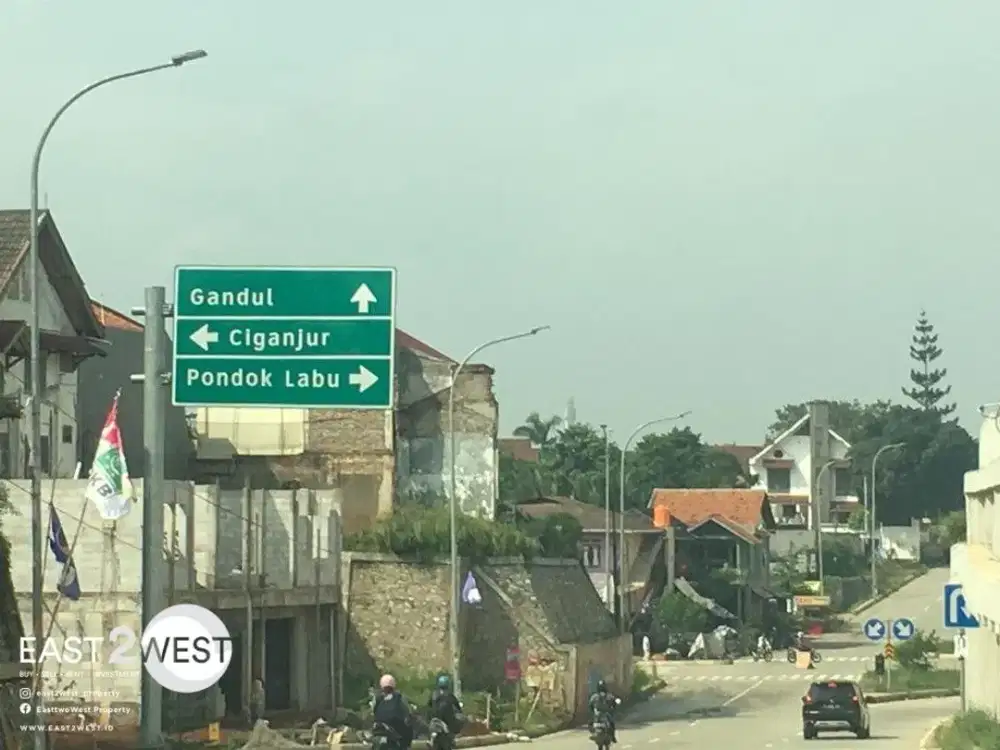 Dijual Kavling Andara Raya Jl Pribadi Dekat Exit Tol Desari Menuju TB Simatupang Jakarta Selatan