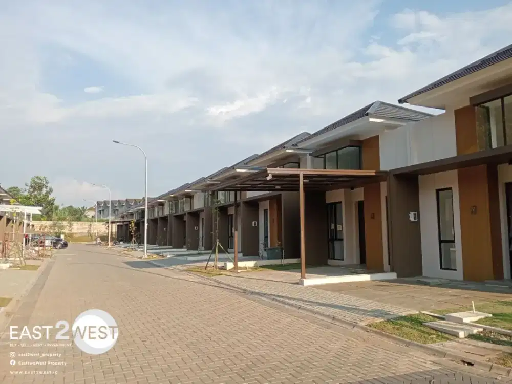 Disewakan Rumah Cluster Chloe Citra Garden Serpong Cisauk Tangerang Murah Unit Baru Bagus Nyaman Strategis