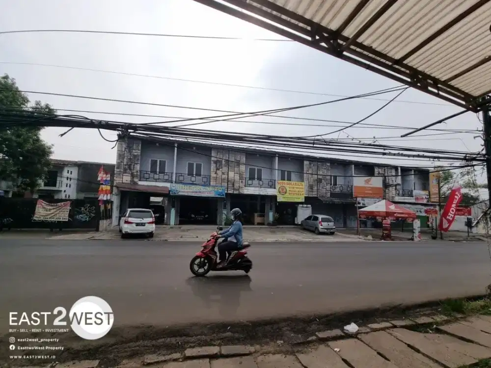 Dijual Gudang + Ruko Jalan Benda Raya Pamulang Tangerang Selatan Siap Pakai Lokasi Luas Strategis