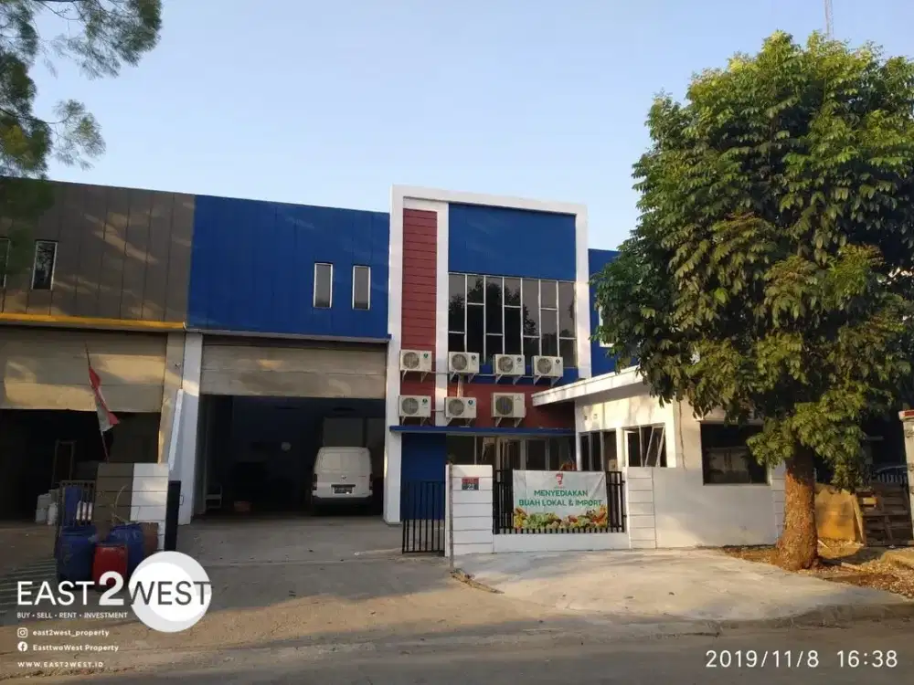 Disewakan Gudang Taman Tekno Serpong Tangerang Selatan Siap Pakai Lokasi Bagus Sangat Strategis