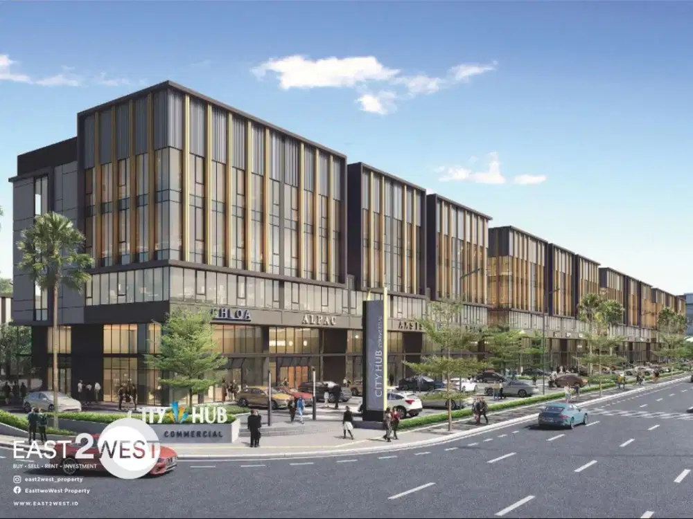 Dijual Ruko New Launching City Hub Commercial Summarecon Serpong Tangerang Lokasi Bagus Premium Sangat Strategis