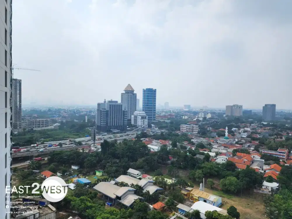 Disewakan Apartemen Izzara TB Simatupang Jakarta Selatan Tipe 2+1 Semi Furnished Lantai Tinggi