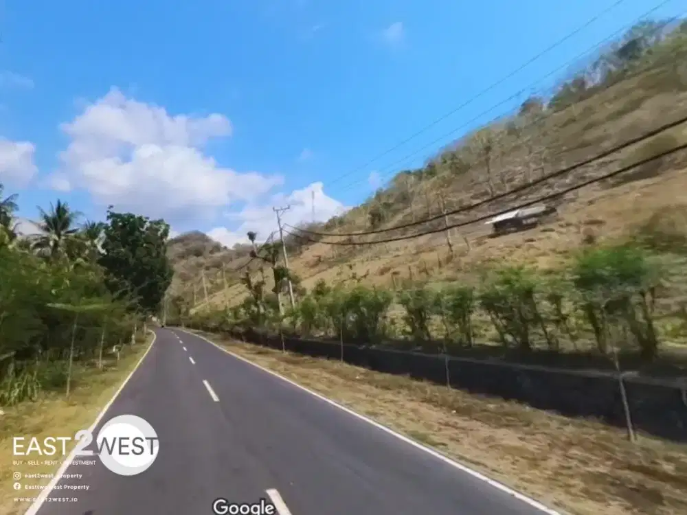 Dijual Kavling Pertanian Pinggir Jalan Senggigi Malaka Lombok Utara Nusa Tenggara Barat Murah Luas Strategis