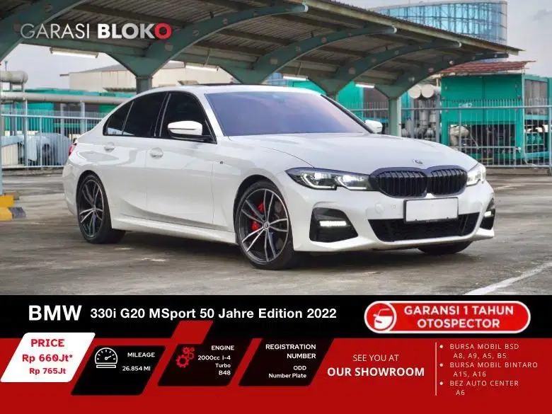 BMW 330i G20 MSport  B48 50 Jahre Edition 2022 / 2023