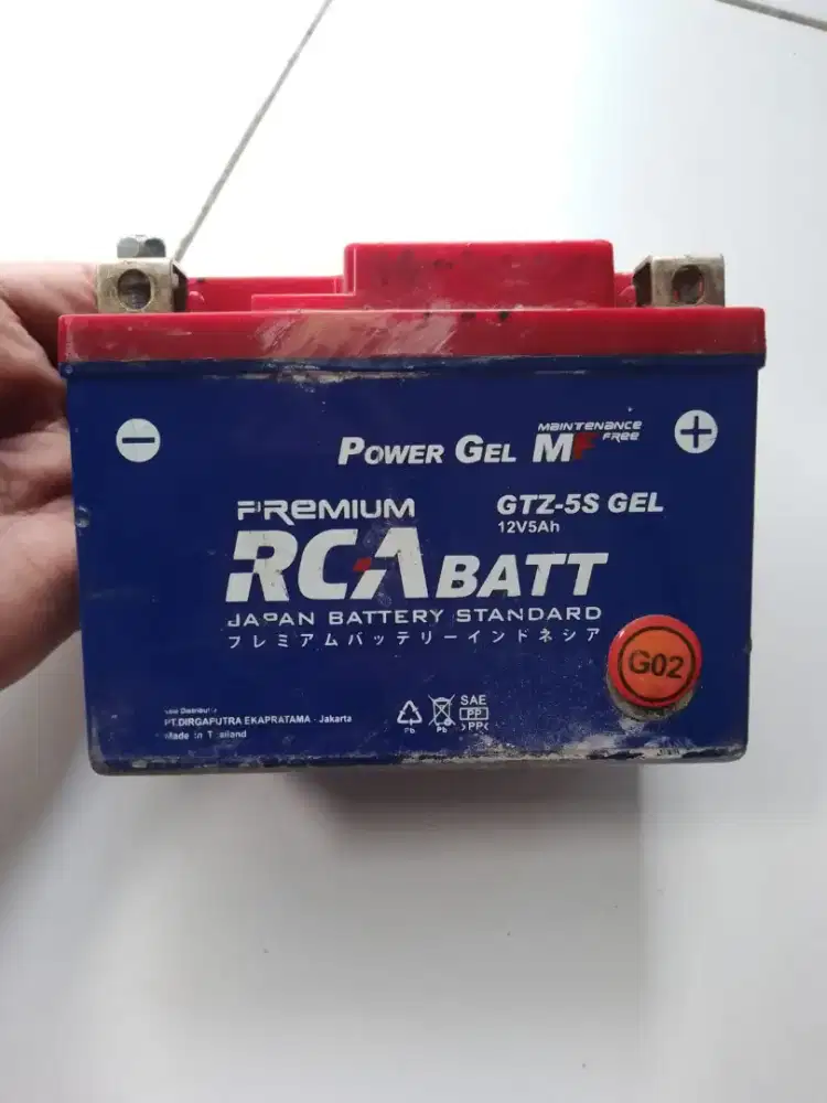 Batre bekas motor Suzuki smash