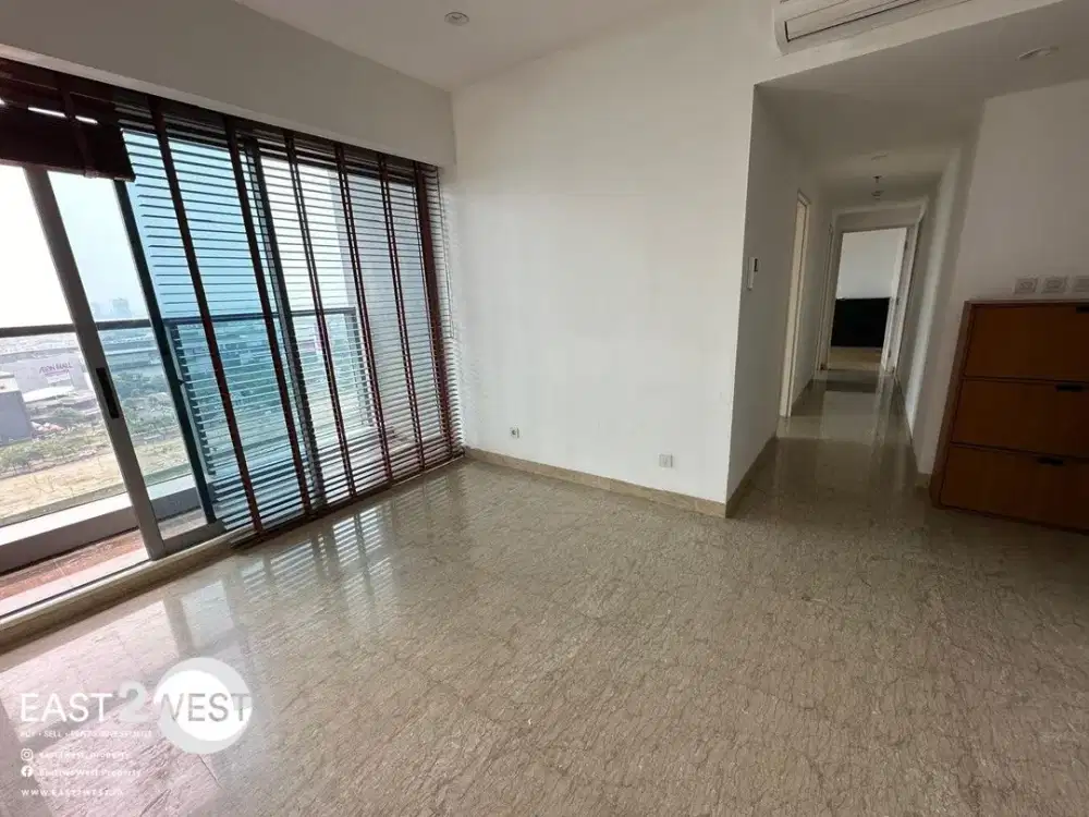 Jual Apartemen Branz BSD Tower C 3 Kamar Tidur Semi Furnished Lantai 20