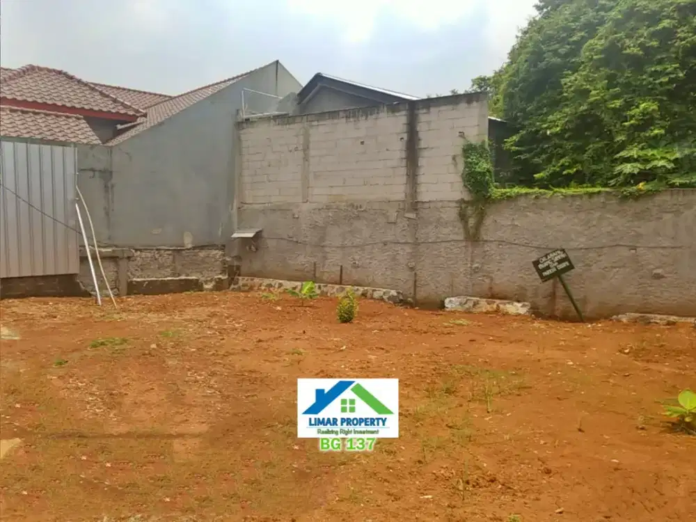 Disewakan Kavling Luas dan Strategis Dekat Legenda Wisata Cibubur