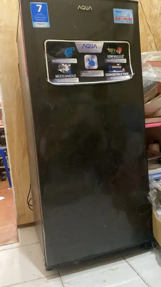 Jual kulkas merk Aqua 1 pintu