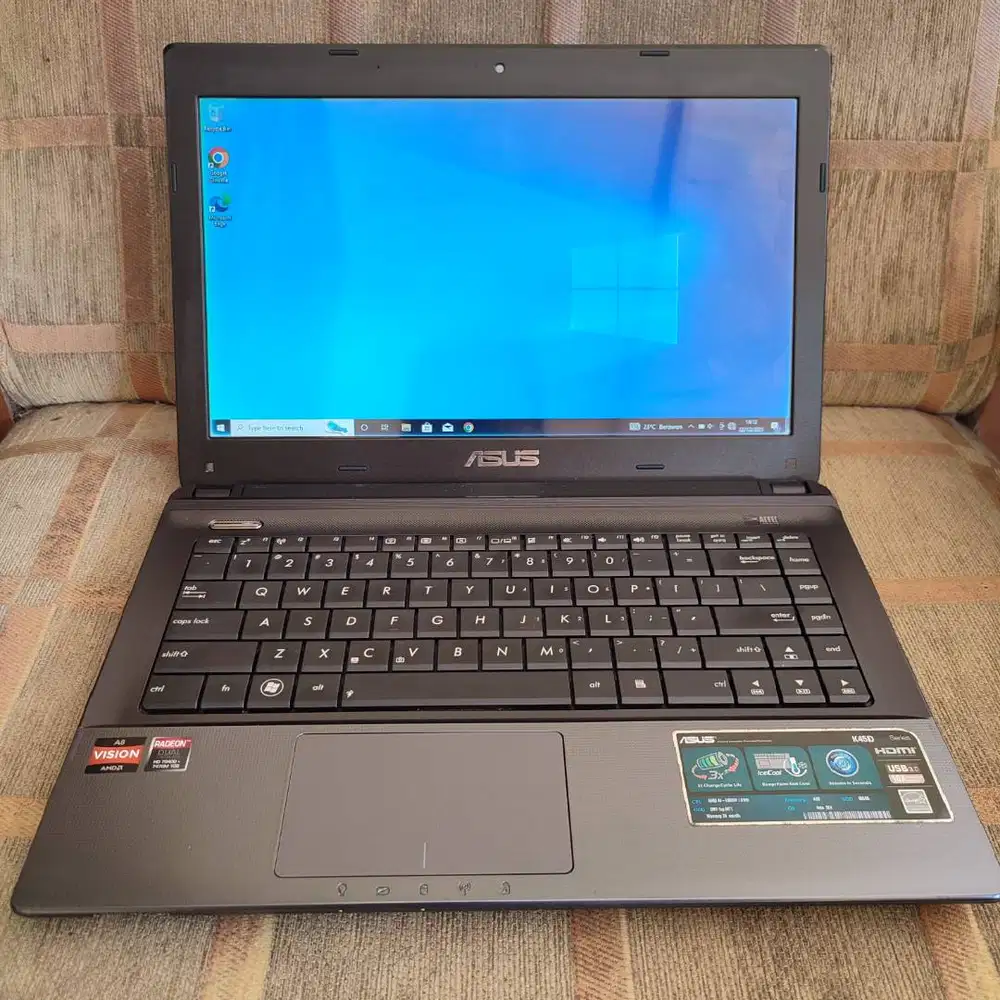 Laptop asus k45d / k45dr second bekasas