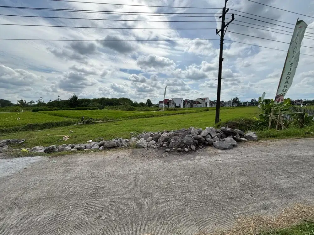 Dekat Jl Godean Tanah Area Sidoarum SHM Dekat Kampus UMY