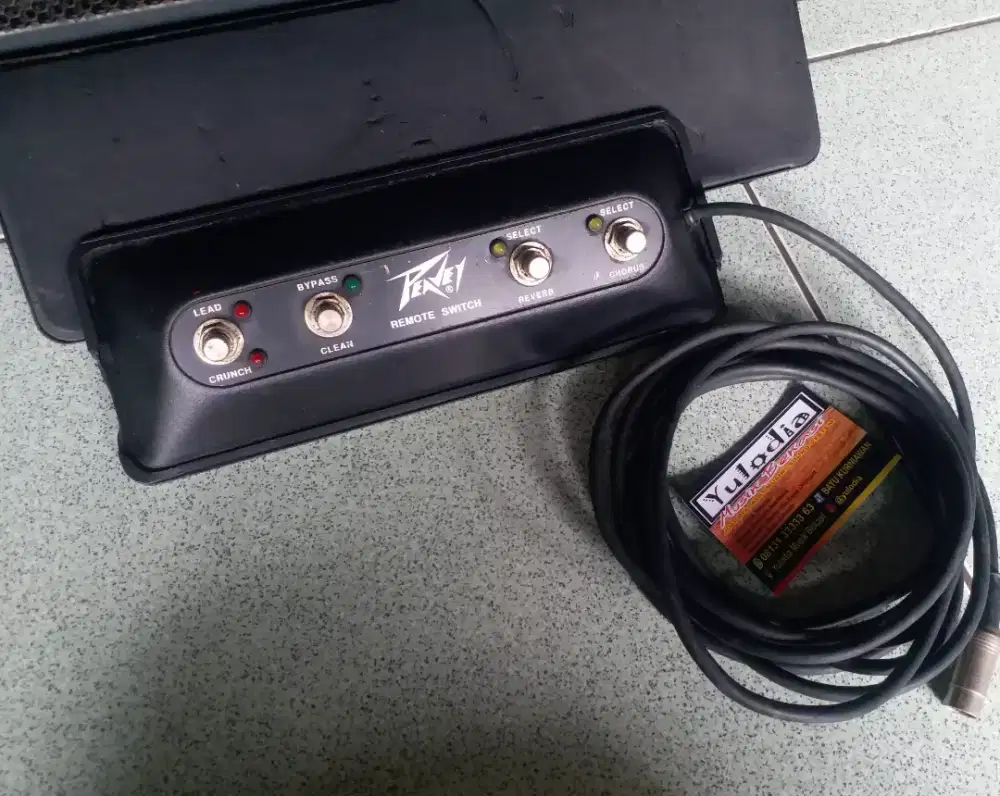 YULODIA BEKASI-pedal footswitch peavey ori lubang 7.