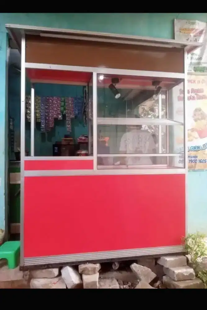 Jual etalase bekas chiken