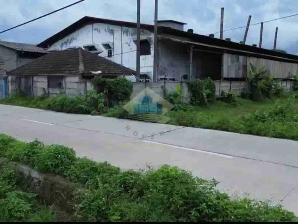 Dijual tanah pinggir jalan, zona industri, 1857 m2, SHM