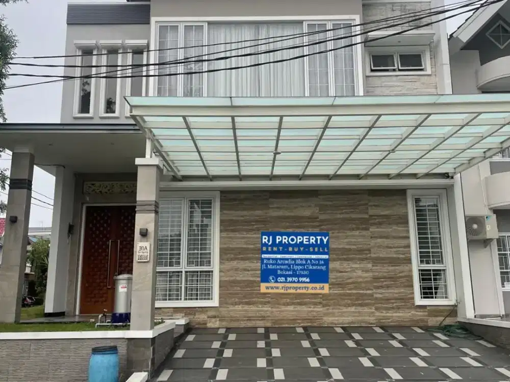 Disewakan Rumah Bagus Cluster Taman Dago Lippo Cikarang