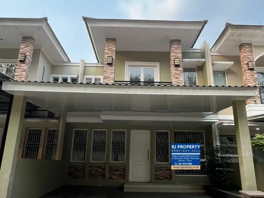 Disewakan  rumah cluster ambrosia florencia lippo cikarang