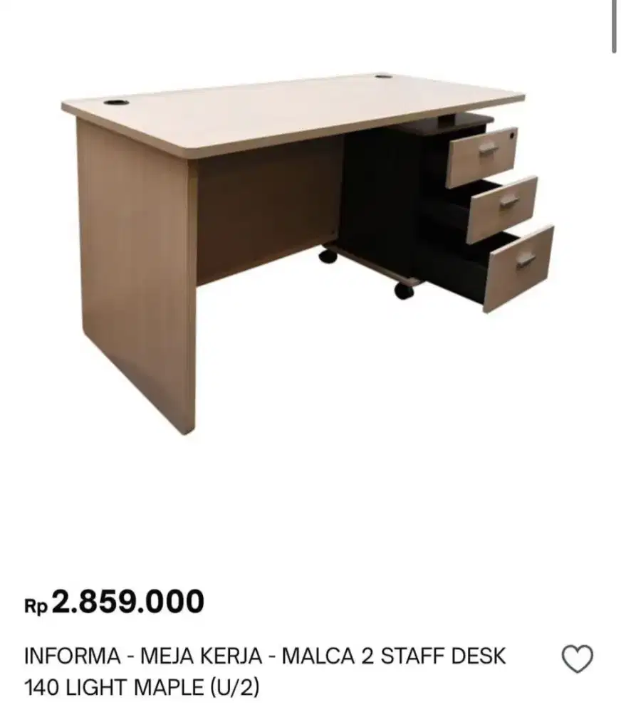DIJUAL MEJA KANTOR