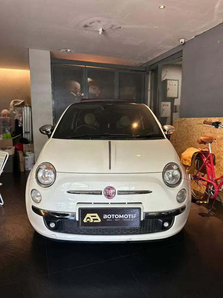 Fiat 500 Lounge 1.4 C AT Cabriolet 2014 White