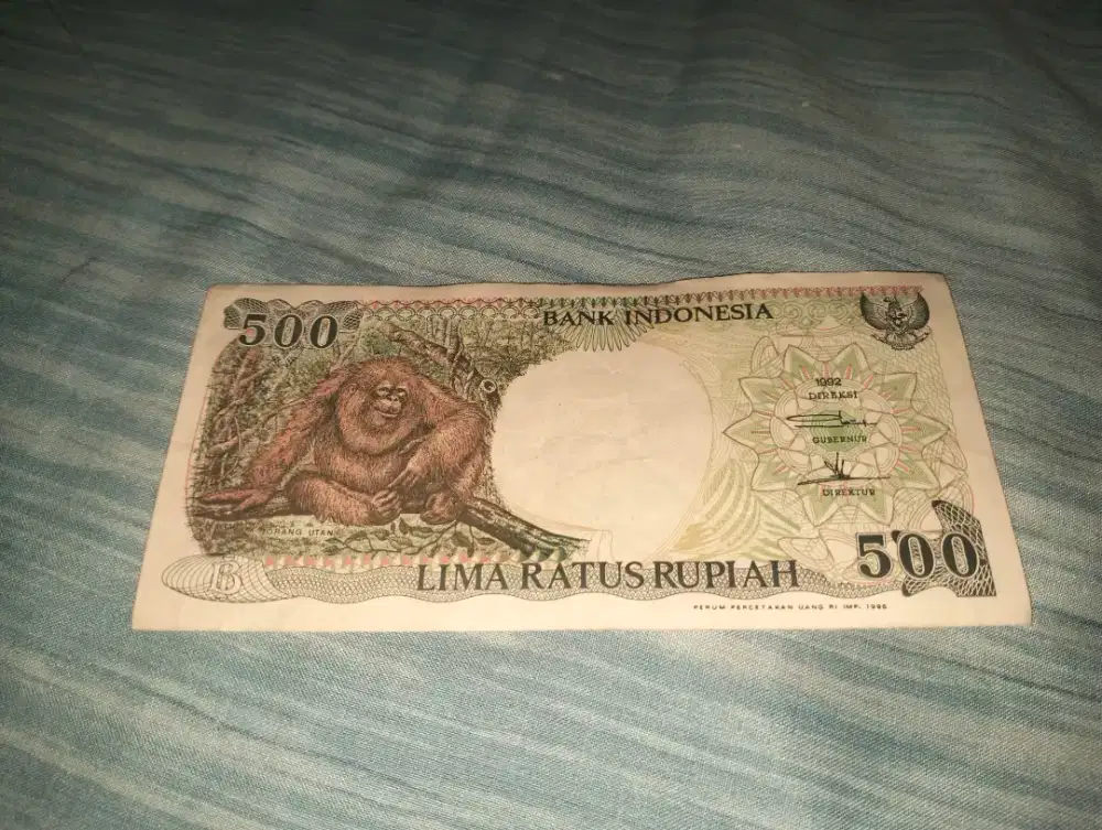 Jual uang jadul 500 rupiah 1992