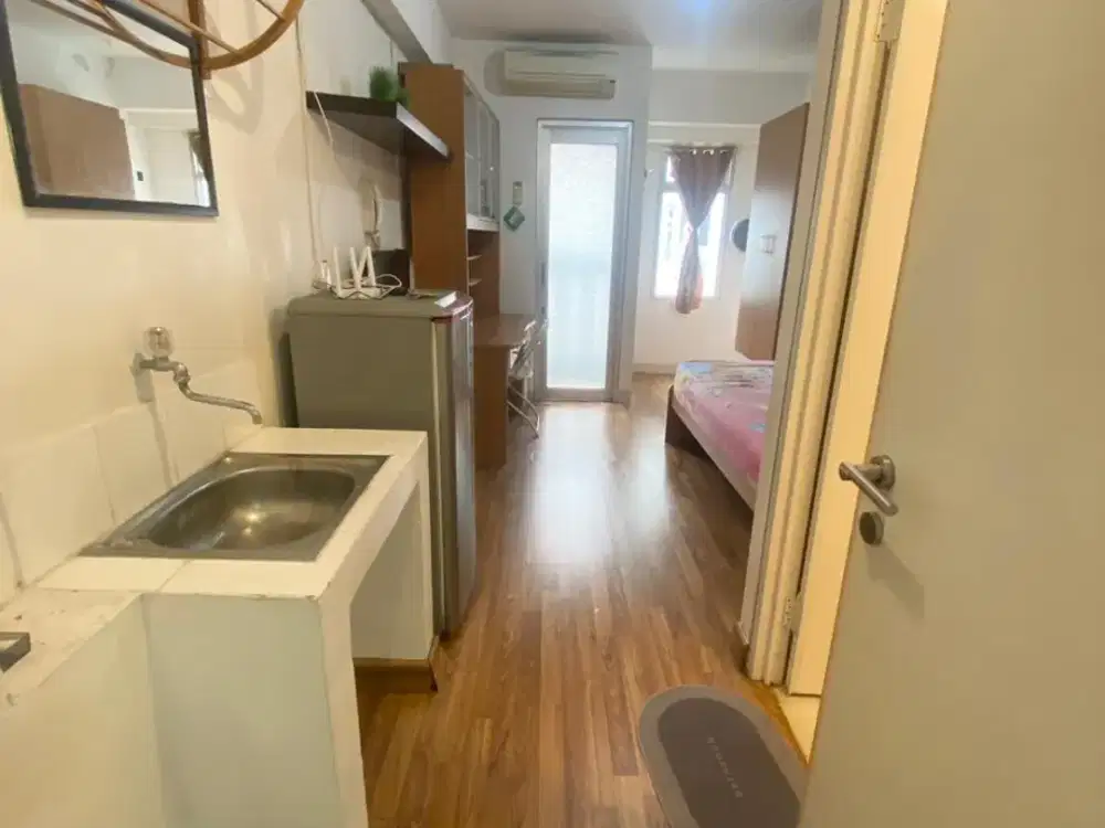 For Rent Apartemen Studio Greenbay Pluit View ke Kolam kondisi Furnished Siap langsung Huni