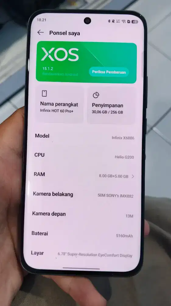 INFINIX HOT 60Pro+ Hitam