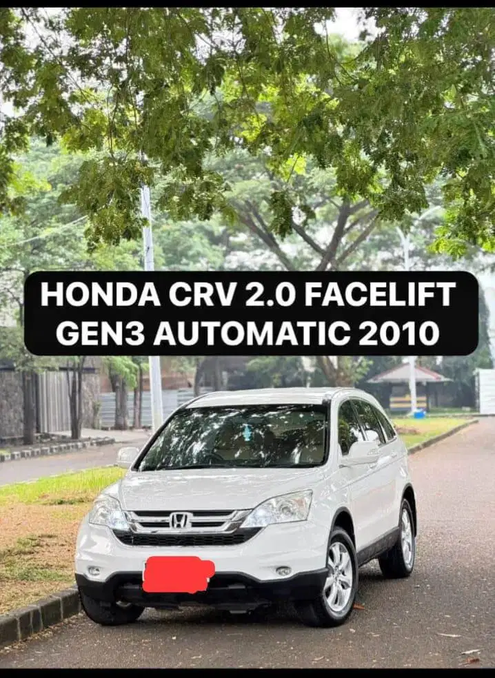 Jual Cepat Honda CRV 2.0 FACELIFT GEN3 Automatic 2010