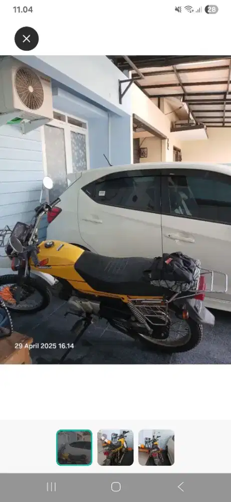 HONDA WIN 100 WARNA KUNING