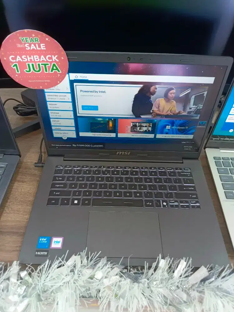 Kredit laptop MSI micro star 14 F1MG tanpa DP dan ADM