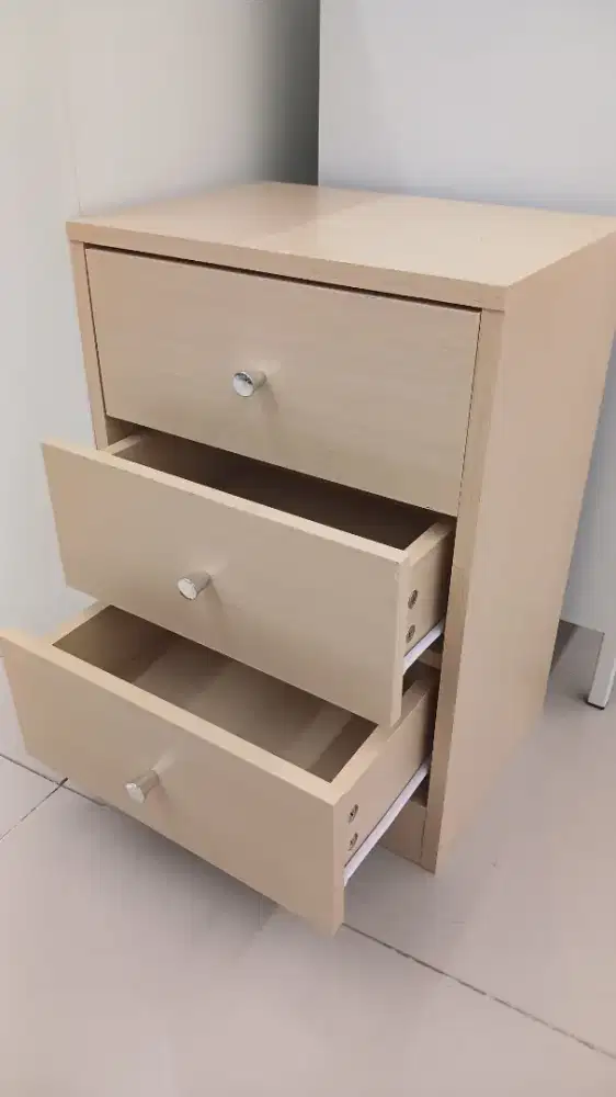 Drawer minimalis 3 oak